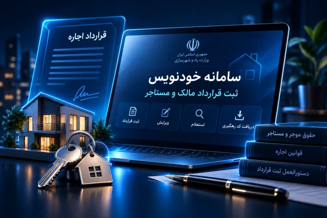 سامانه خودنویس ثبت قرارداد مالک و مستاجر